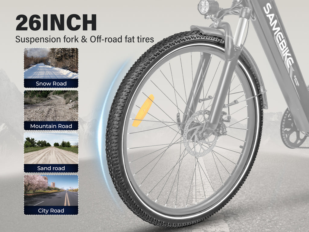 SAMEBIKE - RS A01 Pro T - | 500w | 36V 15AH | 10mil | 7-växlat |