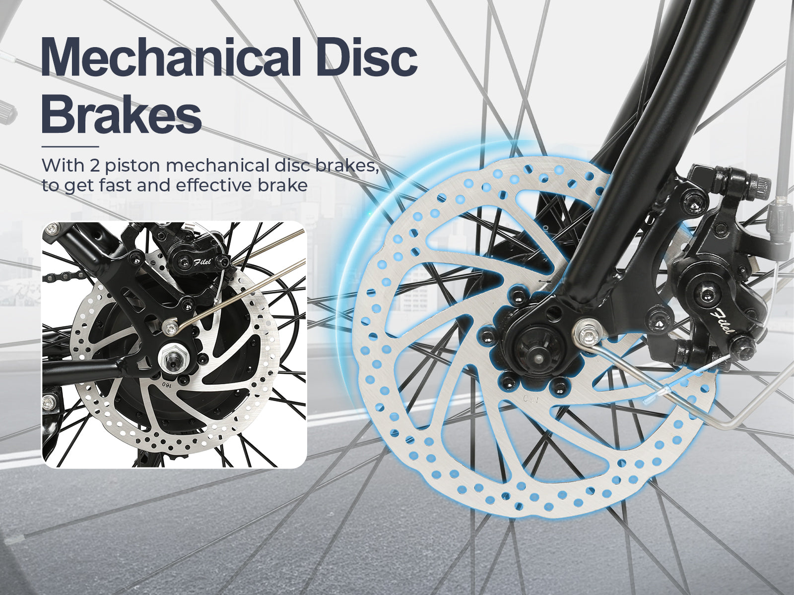 SAMEBIKE - TDE 10Z  - | 350w | 36V 10,4AH | 6mil | 7-växlat |