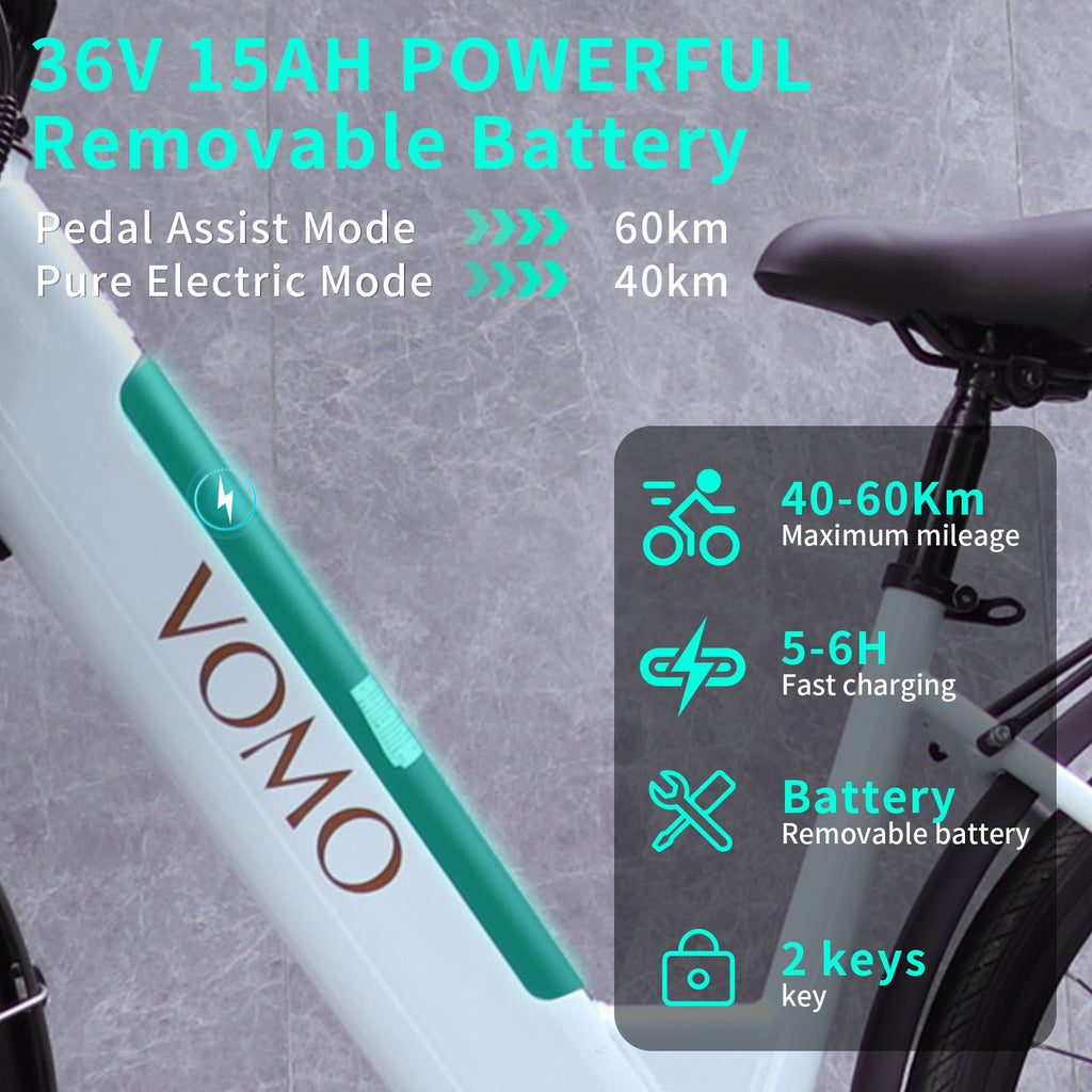 VOMO CS20 | 250w | 36V 15AH | 6mil | 7-växlat |