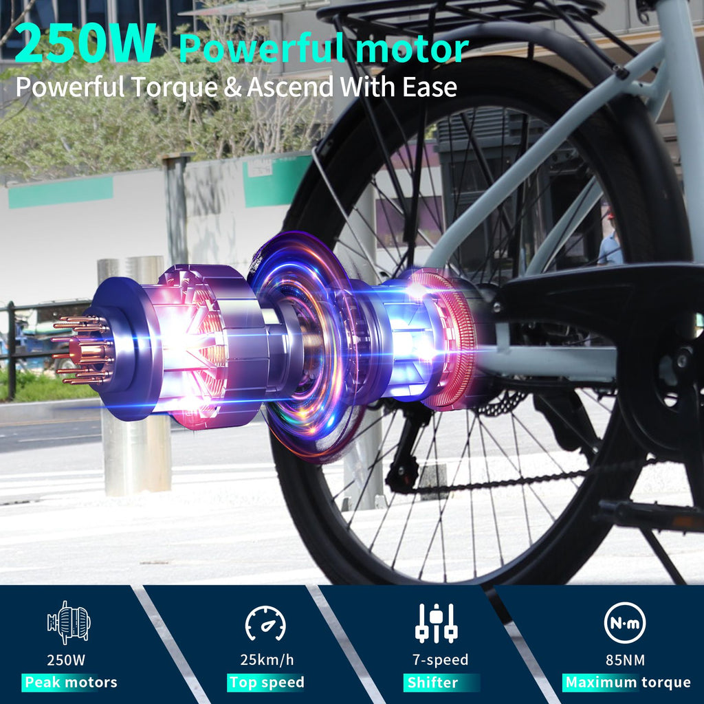 VOMO CS20 | 250w | 36V 15AH | 6mil | 7-växlat |