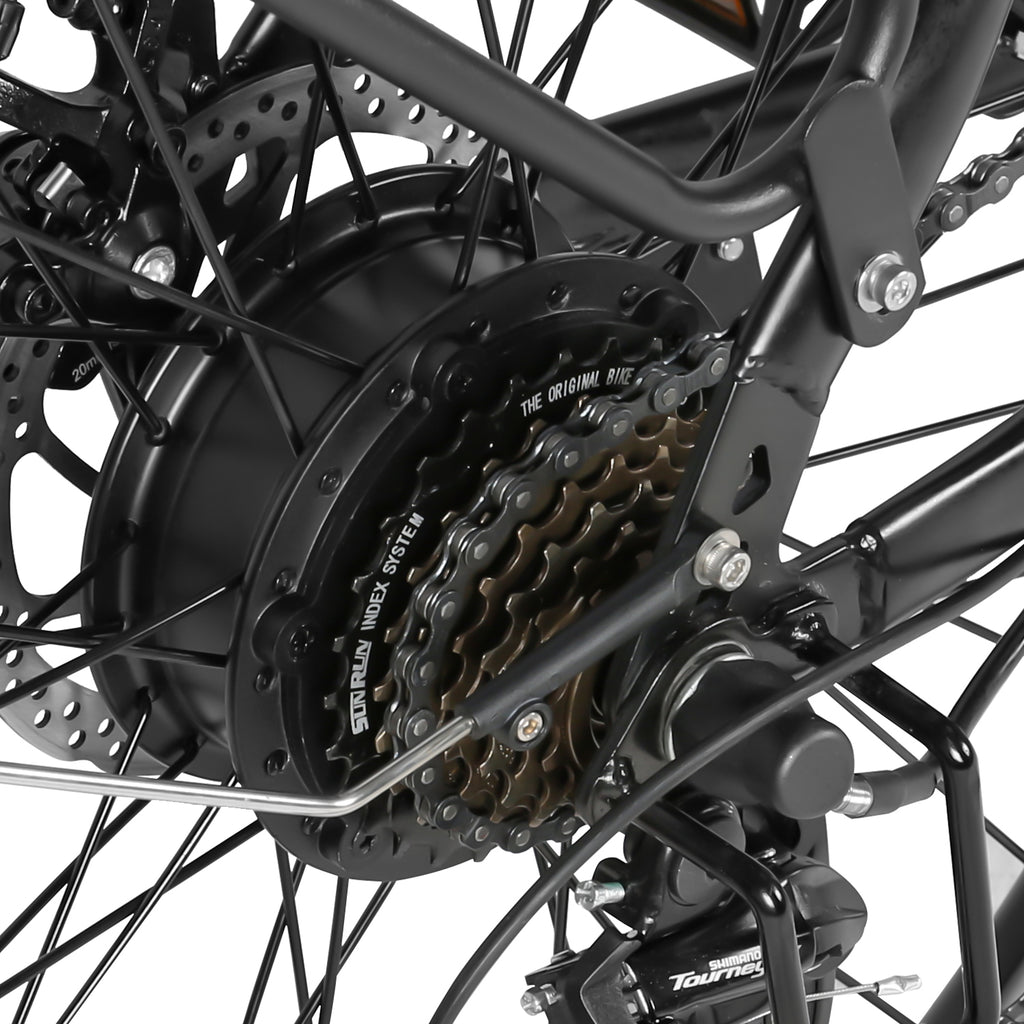 SAMEBIKE - RS A01 Pro T - | 500w | 36V 15AH | 10mil | 7-växlat |