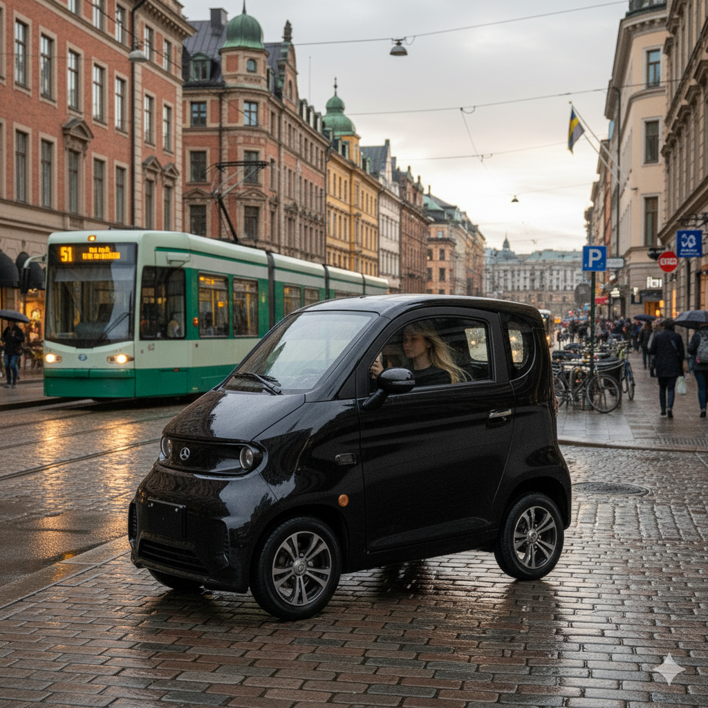 Elektrisk Mopedbil - AERA SQ7