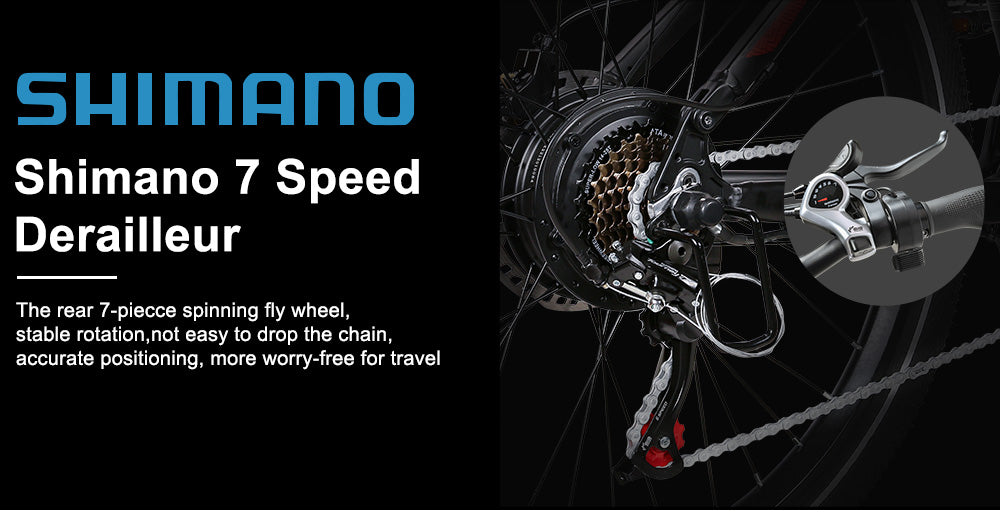 SAMEBIKE - XD26  - | 750w | 48V 14AH | 11mil | 7-växlat |