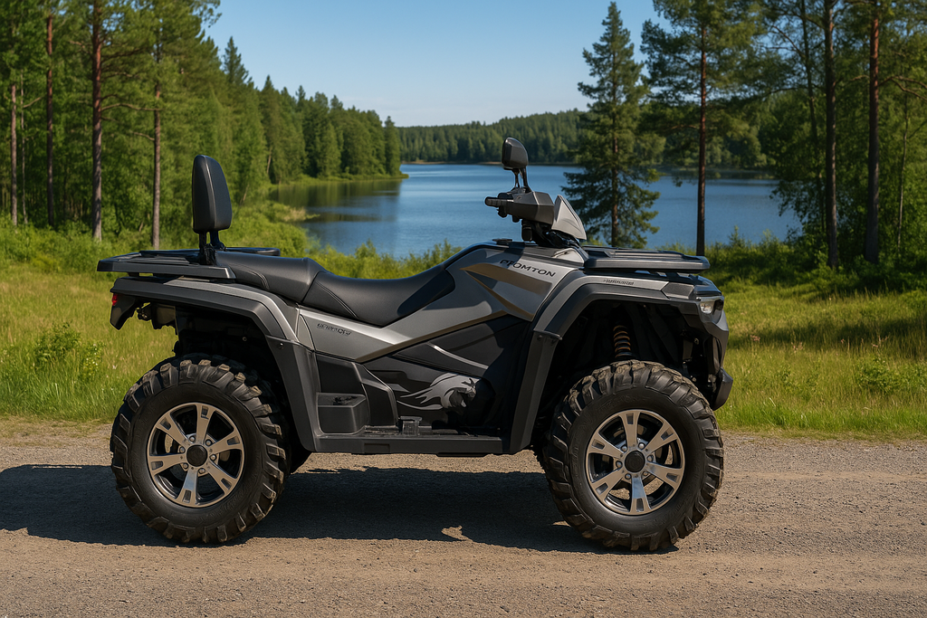 Elektrisk ATV -Powerland Tachyon (4WD, fyra individuella "in-wheel hubmotorer", 11mil)