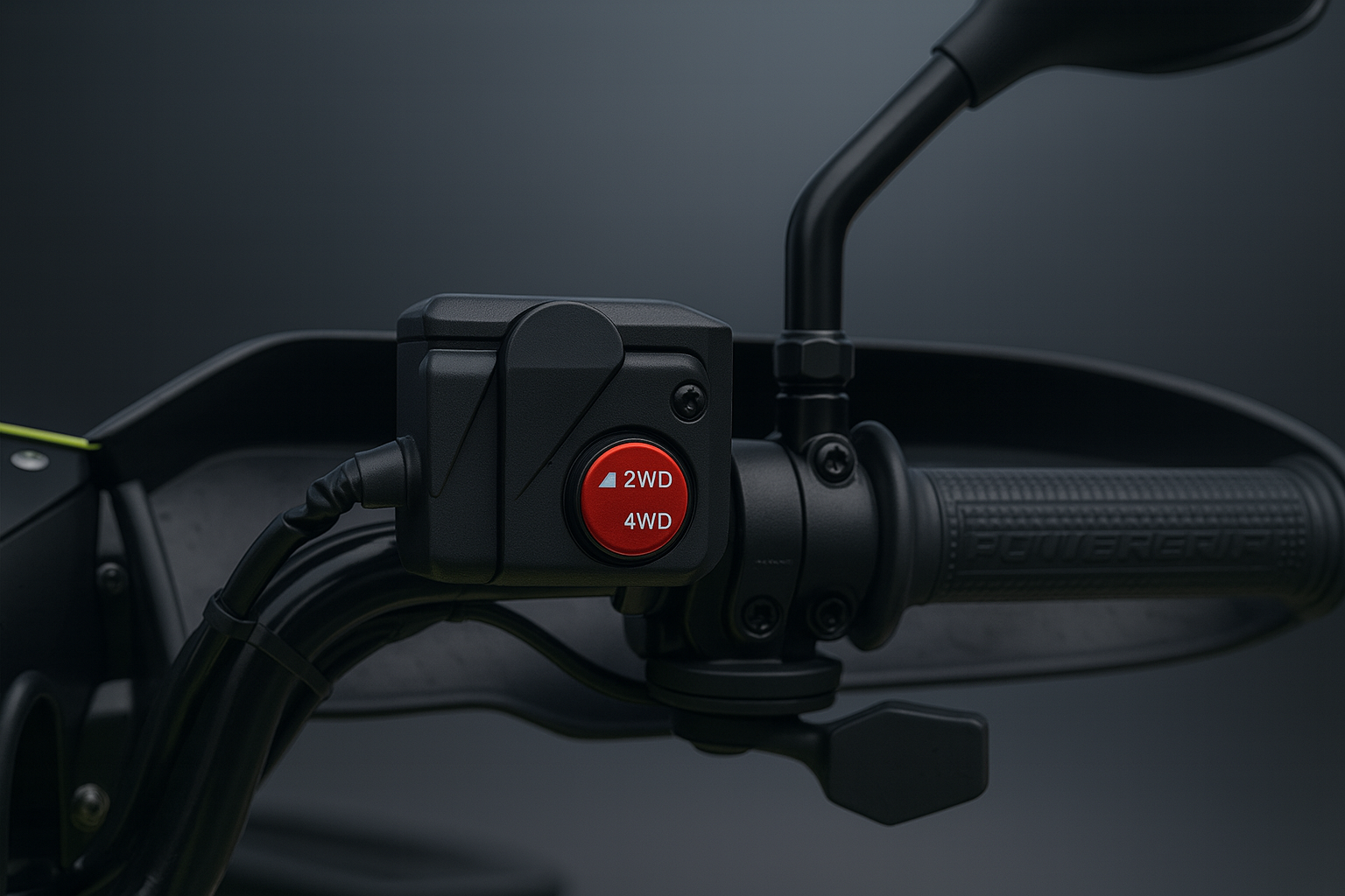 Elektrisk ATV -Powerland Tachyon (4WD, fyra individuella "in-wheel hubmotorer", 11mil)