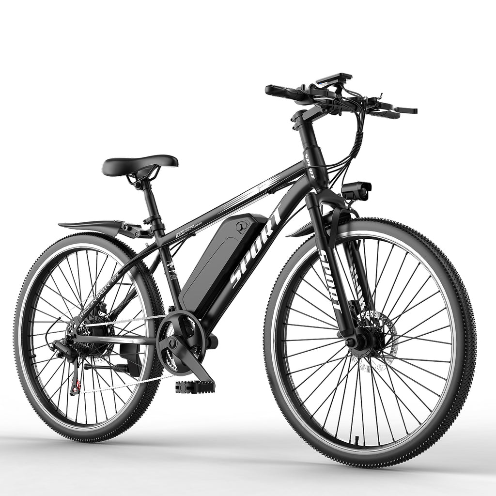 E-Bike G26 BK15 - | 500W | 36V 10Ah | 7mil | 7 växlat |