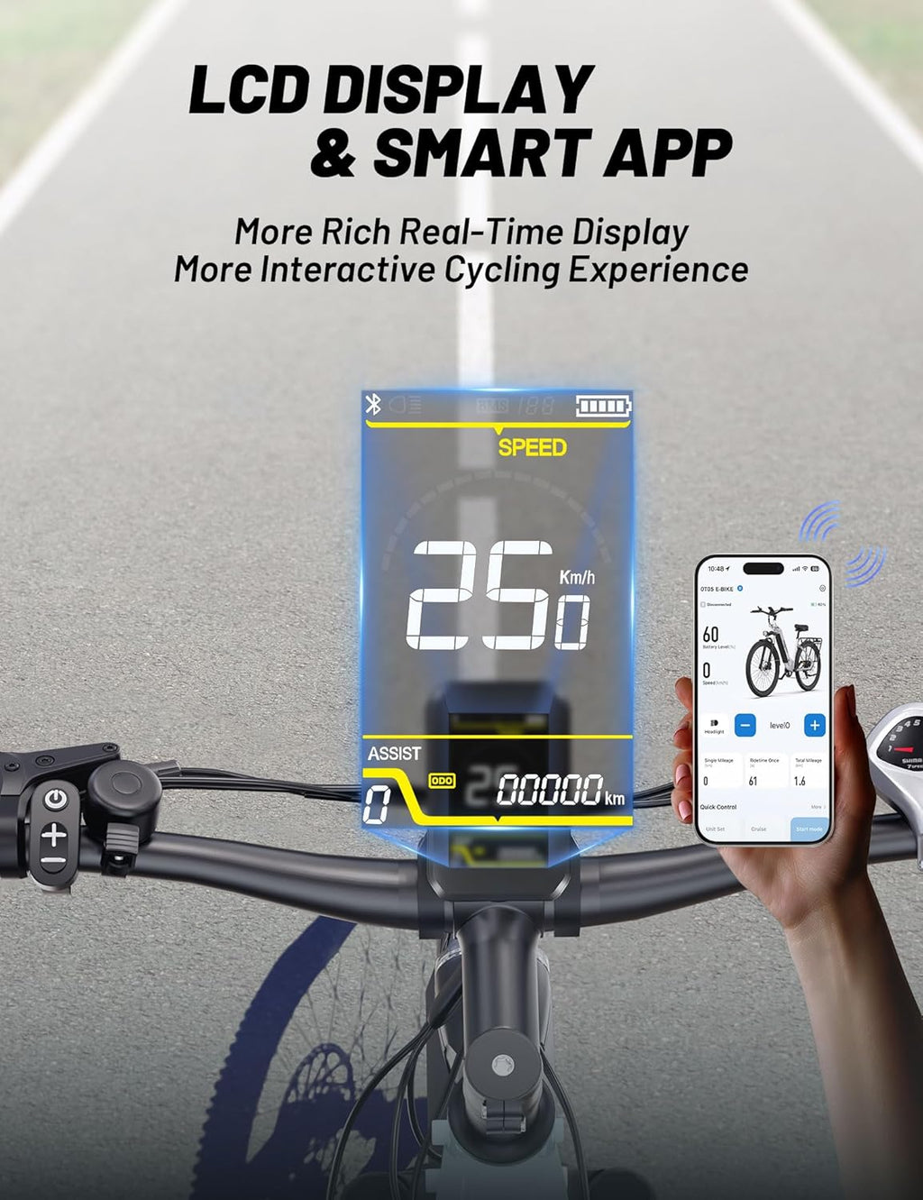 Onesport OT05 Pro - | 250w | 36V 22,5AH | 14mil | 7-växlat |