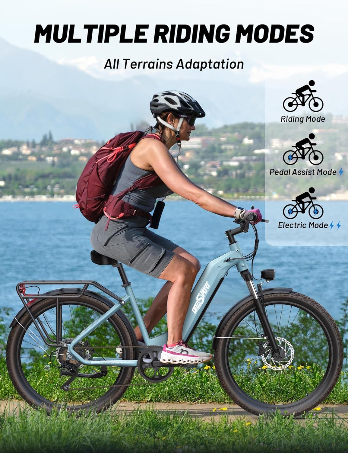 Onesport OT05 Pro - | 250w | 36V 22,5AH | 14mil | 7-växlat |