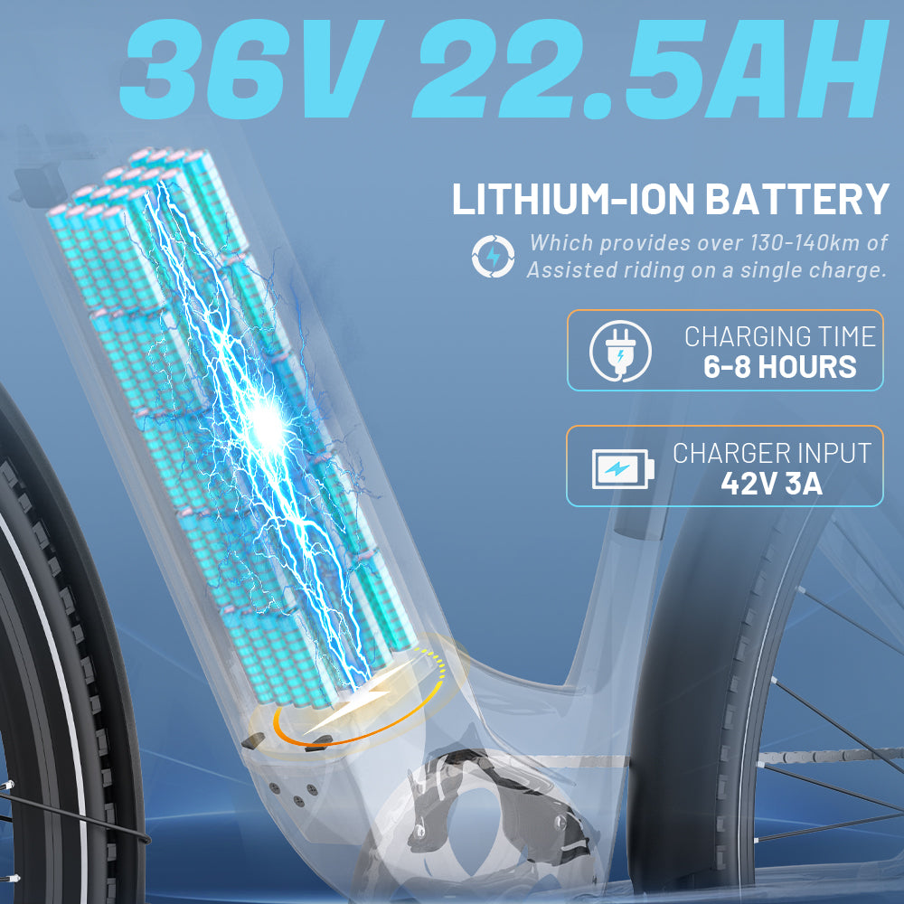 Onesport OT05 Pro - | 250w | 36V 22,5AH | 14mil | 7-växlat |