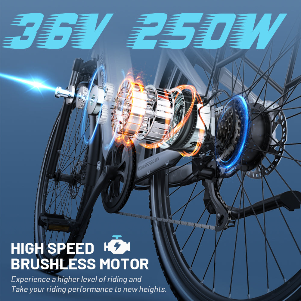 Onesport OT05 Pro - | 250w | 36V 22,5AH | 14mil | 7-växlat |