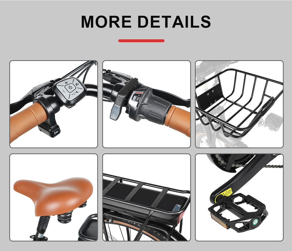 SAMEBIKE - RS A07  - | 500w | 36V 13AH | 8mil | 7-växlat |