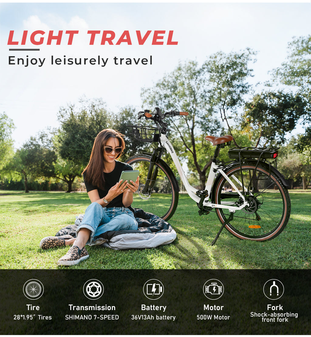 SAMEBIKE - RS A07  - | 500w | 36V 13AH | 8mil | 7-växlat |